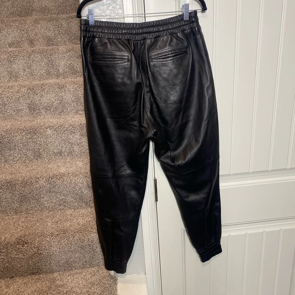 Coach black leather